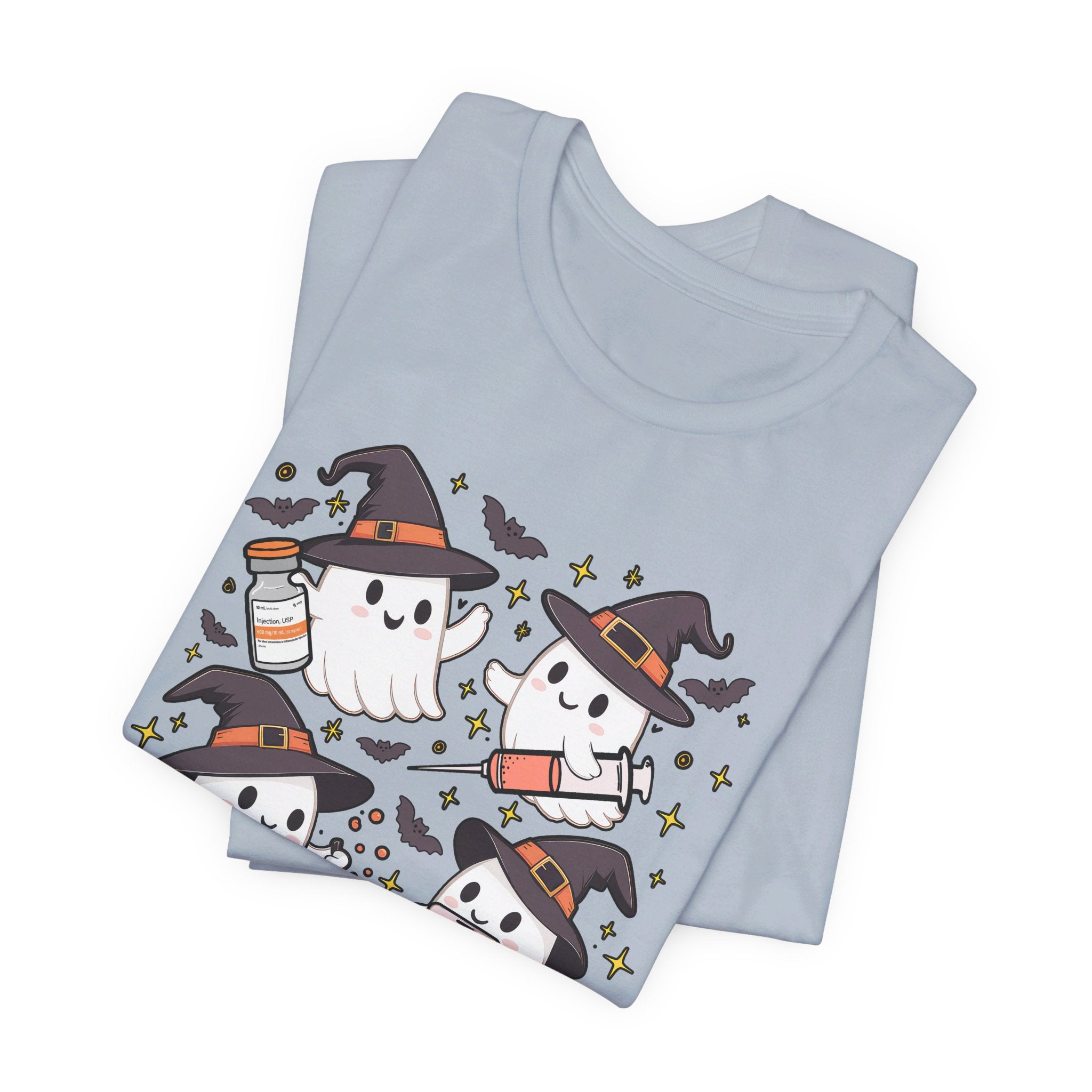 11133646495787111046_2048 Healthcare Ghosts T-Shirt - Image 4