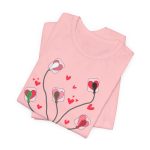 Valentine EKG Leads T-Shirt - Image 3
