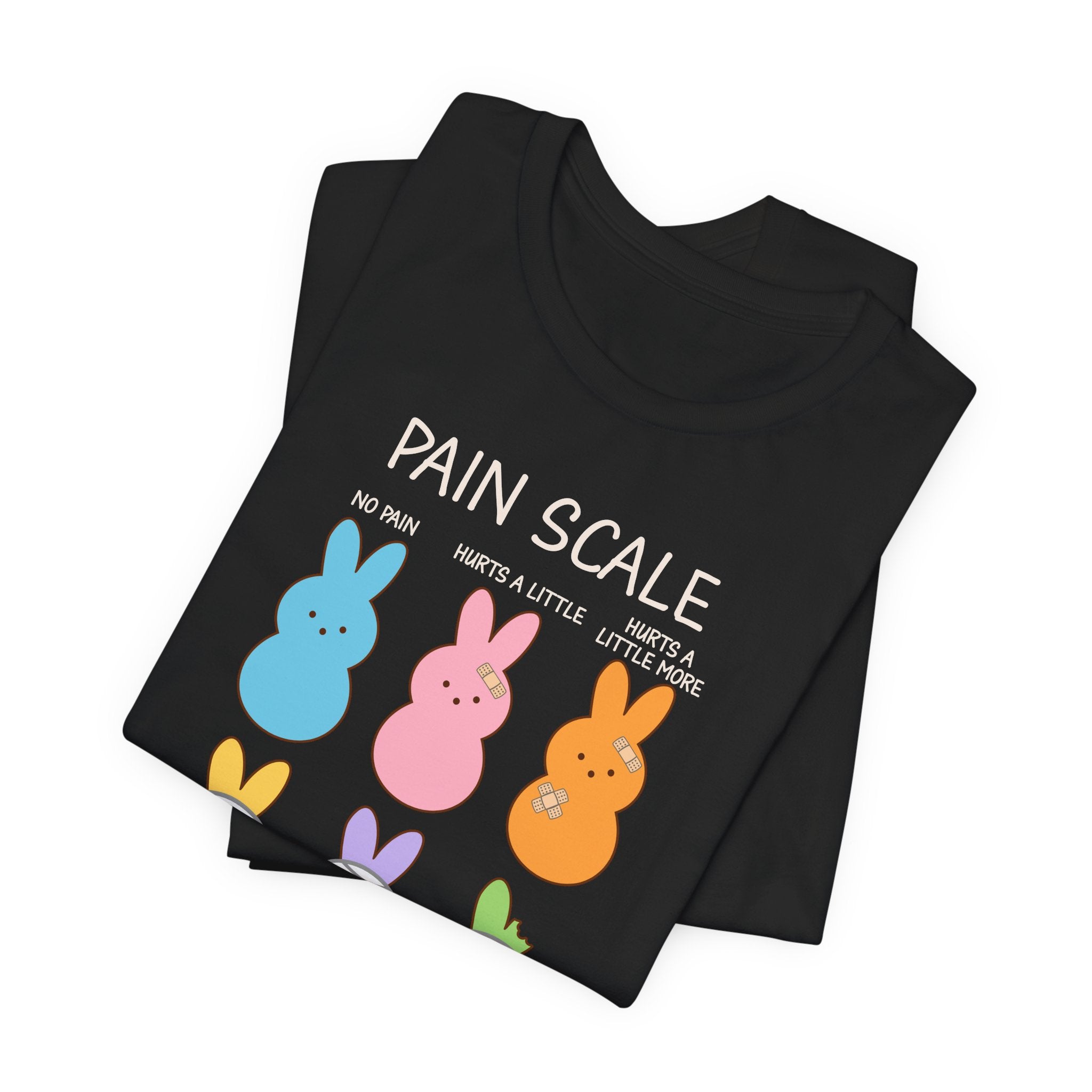 13028647167832835735_2048 Easter Pain Scale T-Shirt - Image 3