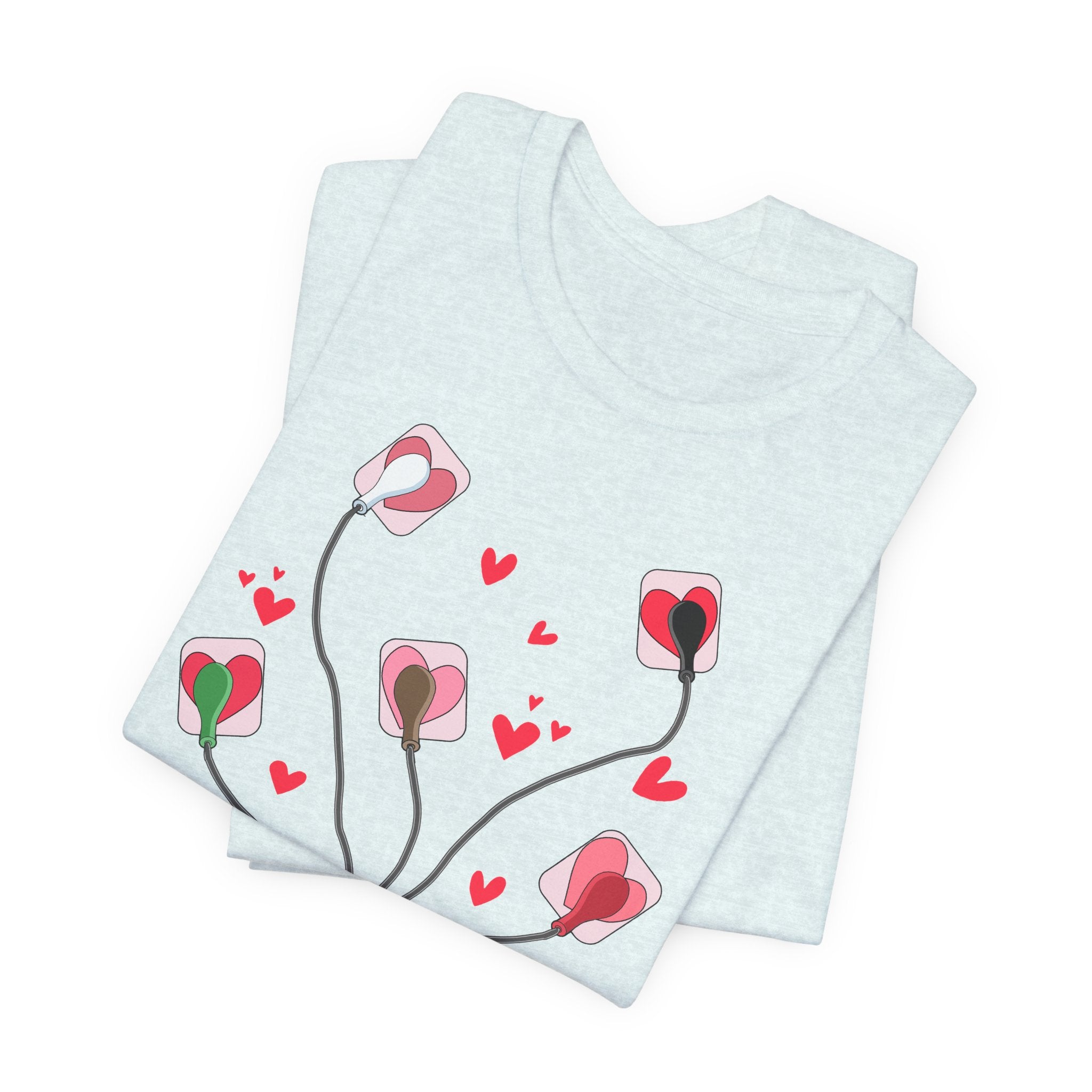 2074909748376701230_2048 Valentine EKG Leads T-Shirt - Image 9