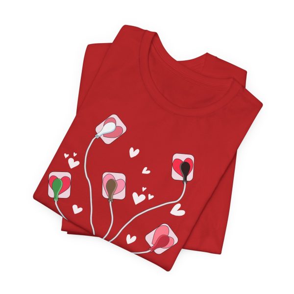 Valentine EKG Leads T-Shirt - Image 14