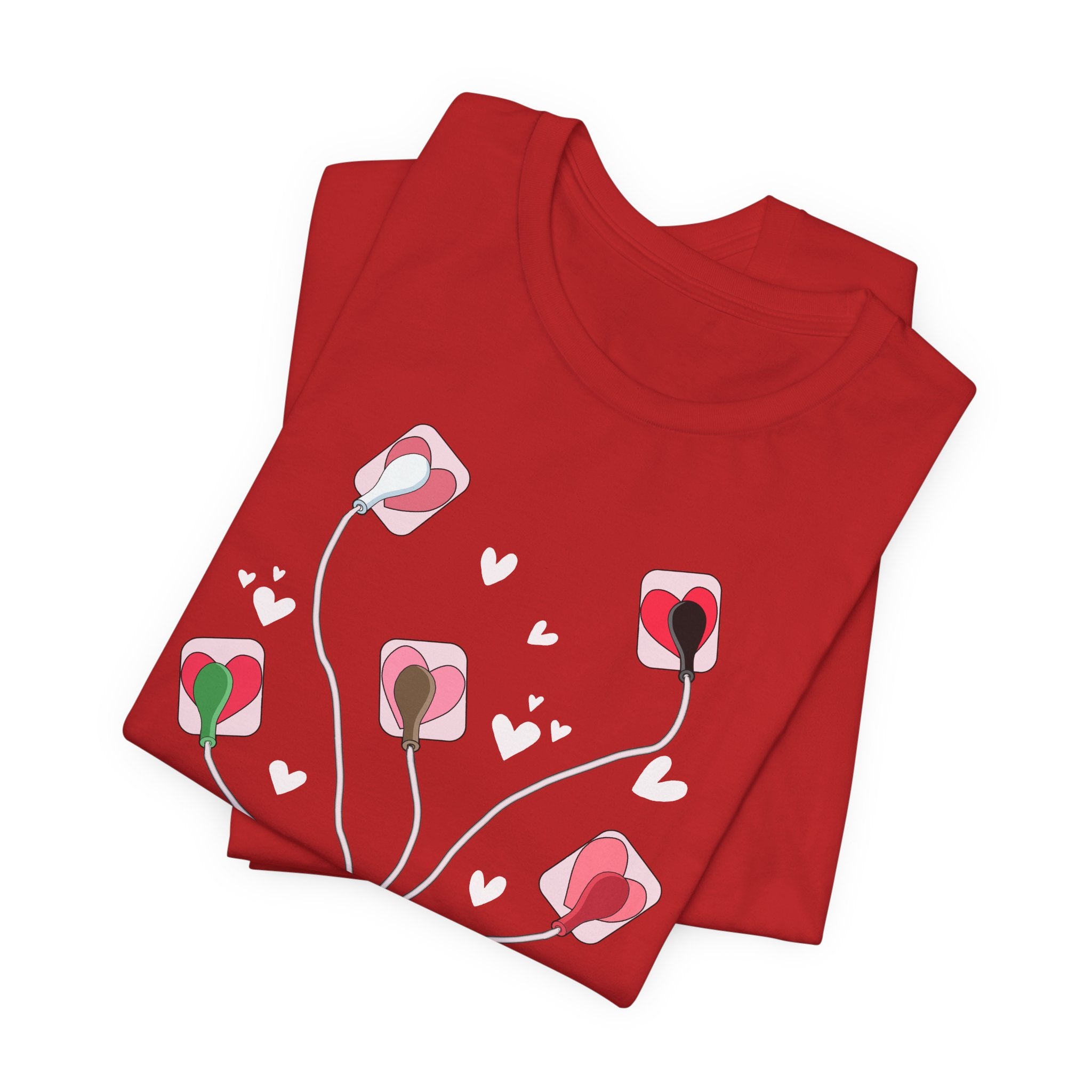 2361863868526192362_2048 Valentine EKG Leads T-Shirt - Image 14