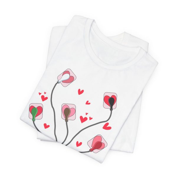 Valentine EKG Leads T-Shirt - Image 8