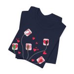 Valentine EKG Leads T-Shirt - Image 6