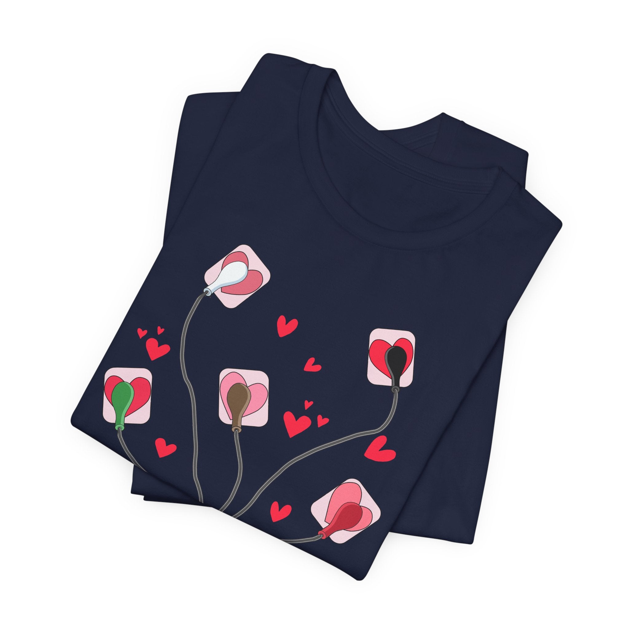 8785779937644642131_2048 Valentine EKG Leads T-Shirt - Image 6