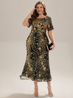 Plus Size Sequin Mermaid Formal Dress - Image 15