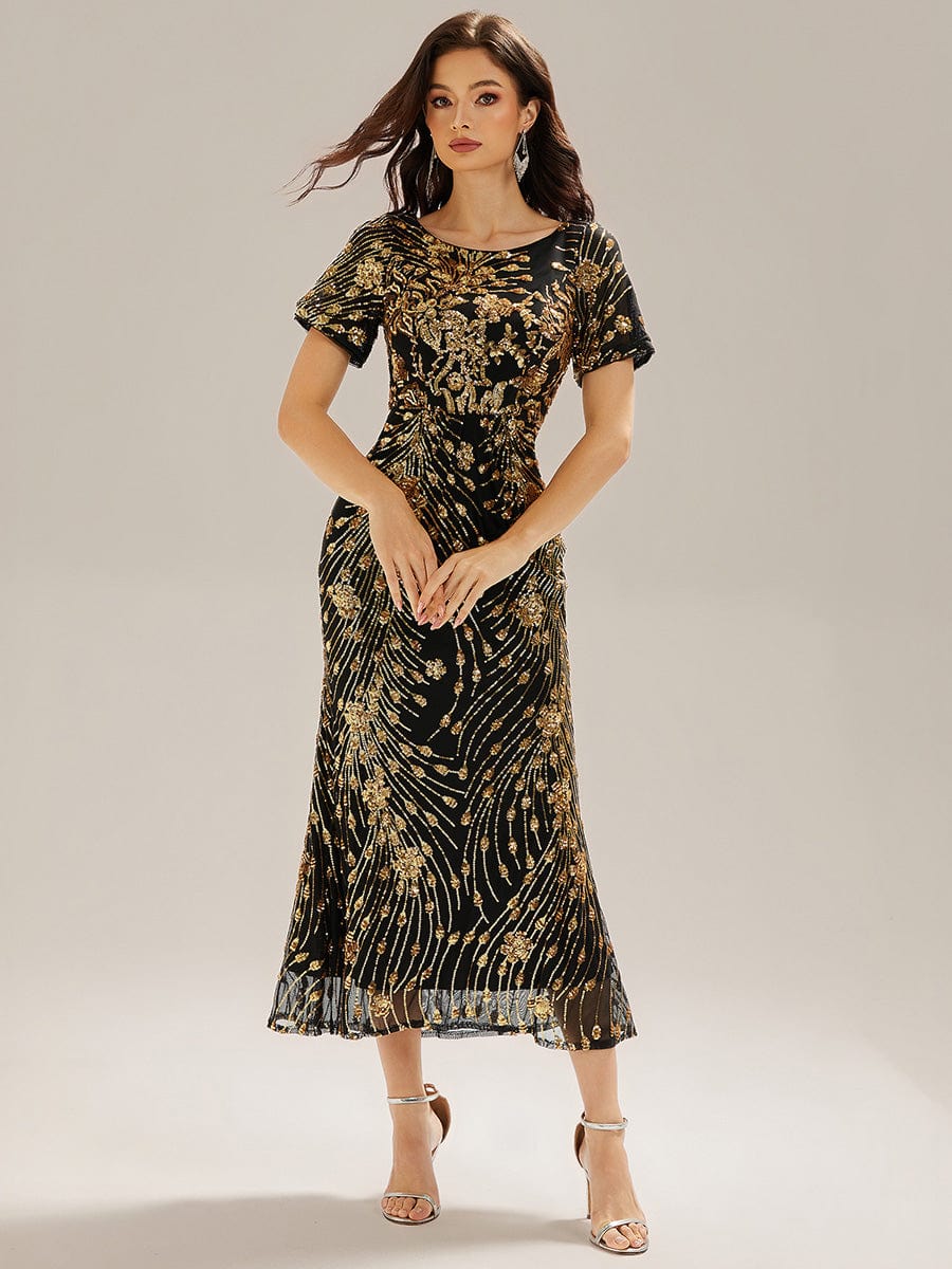 EE02387KG-R3 Plus Size Sequin Mermaid Mother of the Bride Dress - Image 13