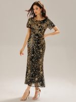 Plus Size Sequin Mermaid Mother of the Bride Dress - Image 14