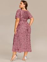 Plus Size Sequin Mermaid Formal Dress - Image 2