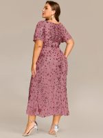 Sequin Mermaid Round Neck Dress - Image 2