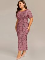 Plus Size Sequin Mermaid Formal Dress - Image 5