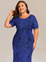 Plus Size Sequin Mermaid Formal Dress - Image 21
