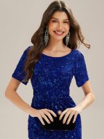 Plus Size Sequin Mermaid Mother of the Bride Dress - Image 22