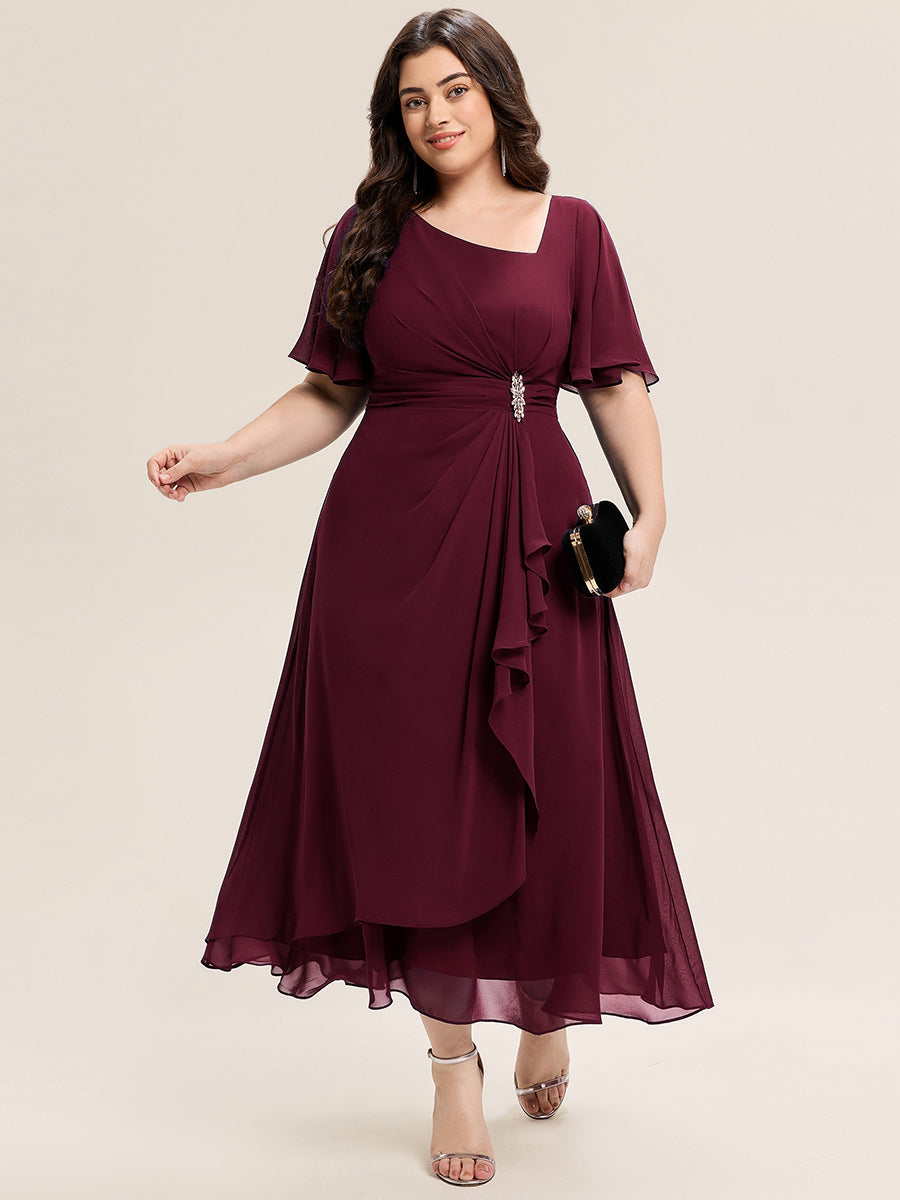EE02463BD-PR4_e8a8a8e9-1088-49bf-899d-a87363f1662f Ruffle Sleeve Chiffon Midi Mother of the Bride Dress - Image 10