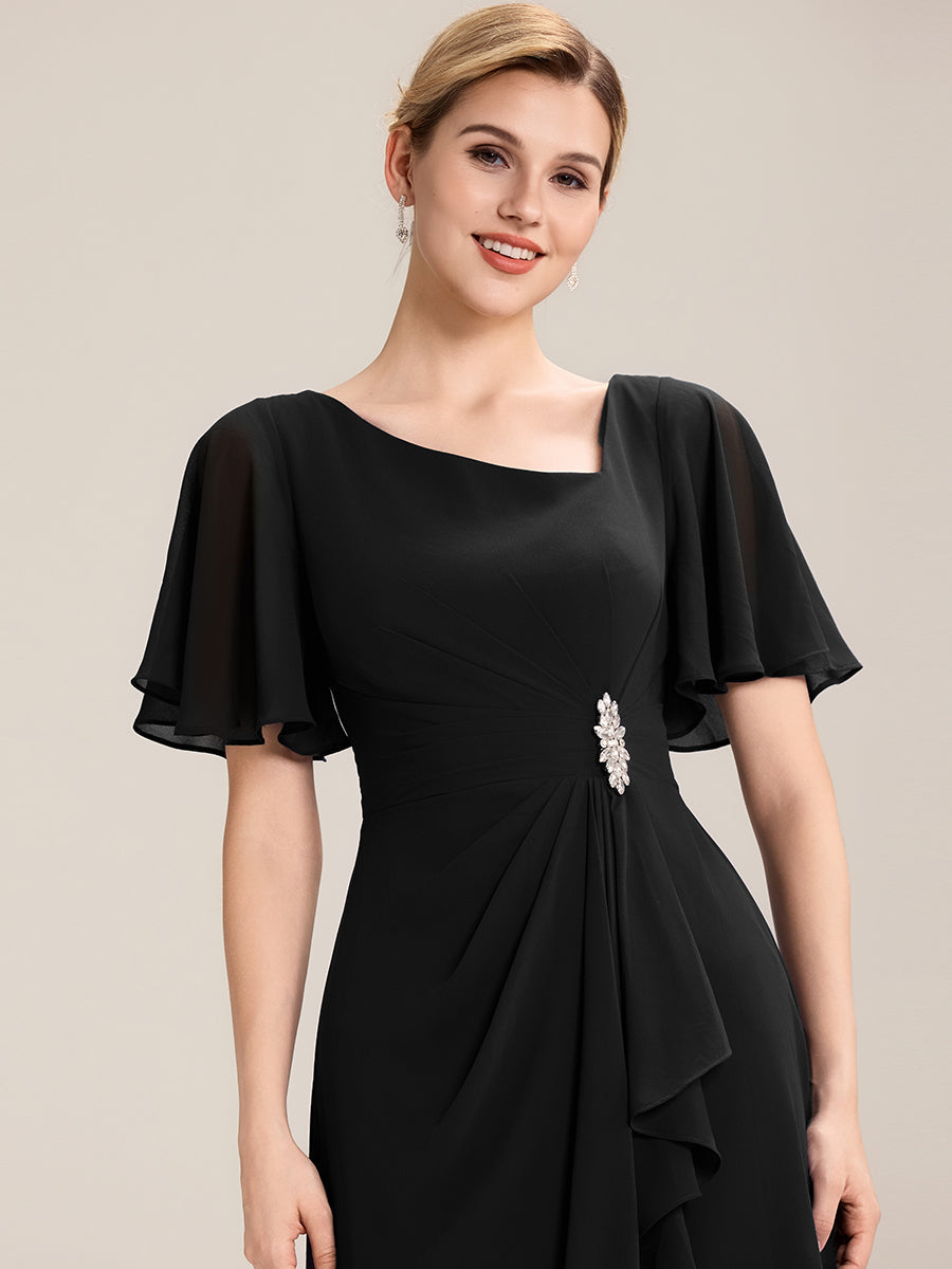 EE02463BK-R5_c3559c86-a764-42c4-9f91-9d8c7f4ad806 Ruffle Sleeve Chiffon Midi Mother of the Bride Dress - Image 13