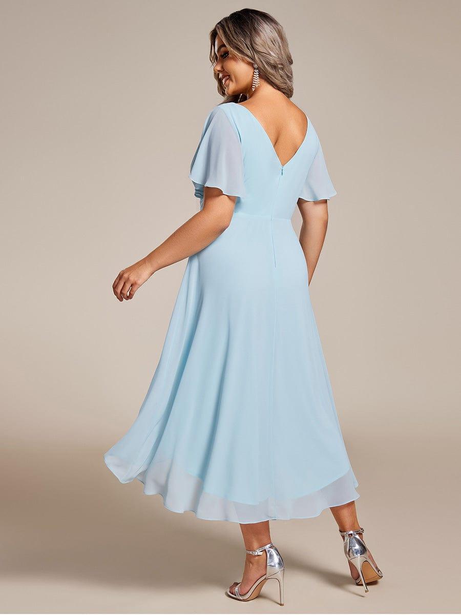 EG01923BL-PR2_5e9c4422-0dc7-4504-8685-71ed2765c79e Plus Size Double V-Neck Ruffles Sleeve Chiffon Midi Wedding Guest Dress - Image 45