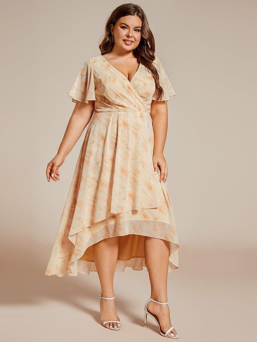 EG02084LR-PR3_7d59d32d-c6d5-41aa-9d86-1a693a04a5a2 Plus Size Chiffon Short Sleeves Pleated V-Neck A-Line Midi Wedding Guest Dress - Image 60