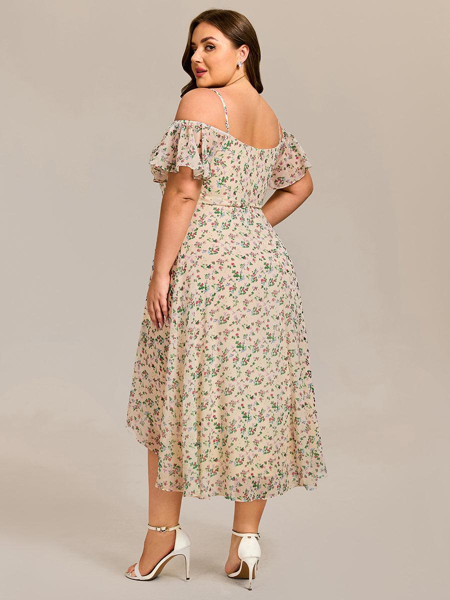EG02103AP-PR2_17a14e26-ff08-4848-beff-28efc9262a19 Plus Size Cold Shoulder Sweetheart Necklin Chiffon Midi Wedding Guest Dress - Image 57