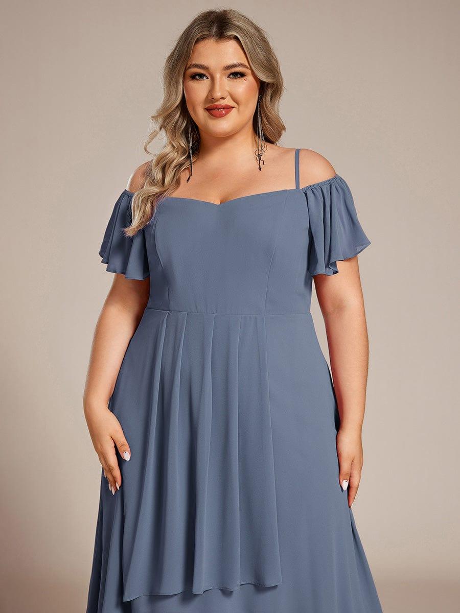 EG02103DN-PR5_49db4056-3a8b-4a40-8ddc-f63ea746de56 Plus Size Cold Shoulder Sweetheart Necklin Chiffon Midi Wedding Guest Dress - Image 40