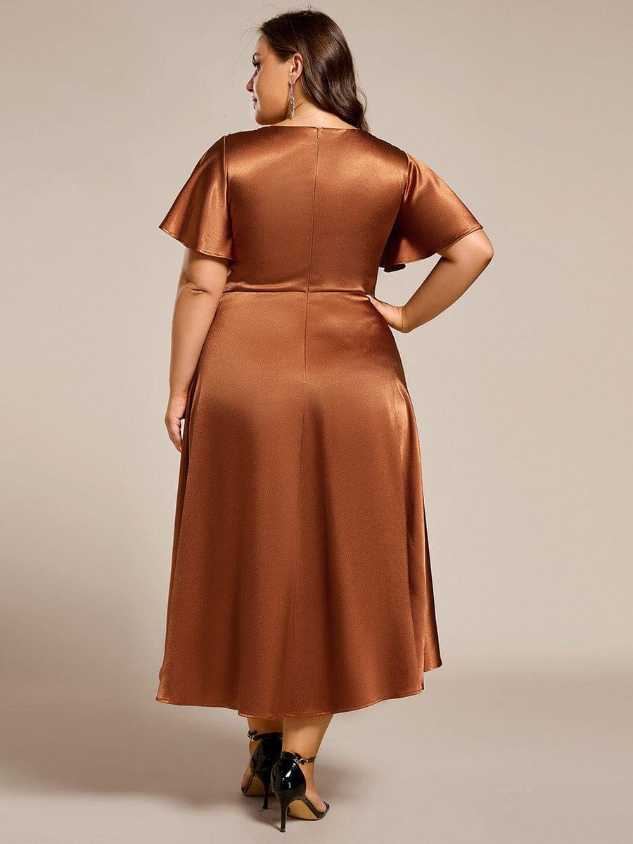 EG02335CE-PR2_50bab149-df24-4f8c-93d4-a4796d1f66a5 Plus Size Satin Midi Wedding Guest Dress with Pockets - Image 9