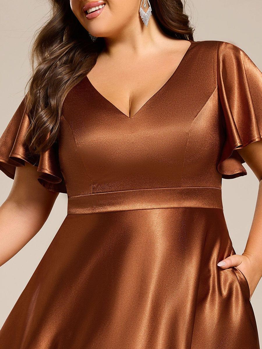 EG02335CE-PR5_5d304b20-f0f6-4da4-8e8e-8e9ac4ed77ed Plus Size Satin Midi Wedding Guest Dress with Pockets - Image 10