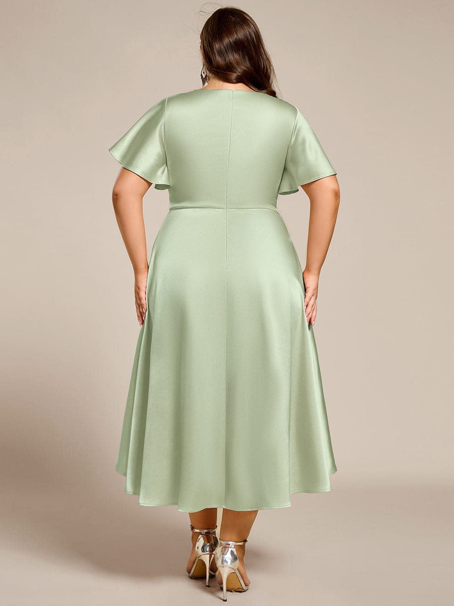EG02335MG-PR2_f6bd8509-239c-40a5-9e00-ca406fba2140 Plus Size Satin Midi Wedding Guest Dress with Pockets - Image 31