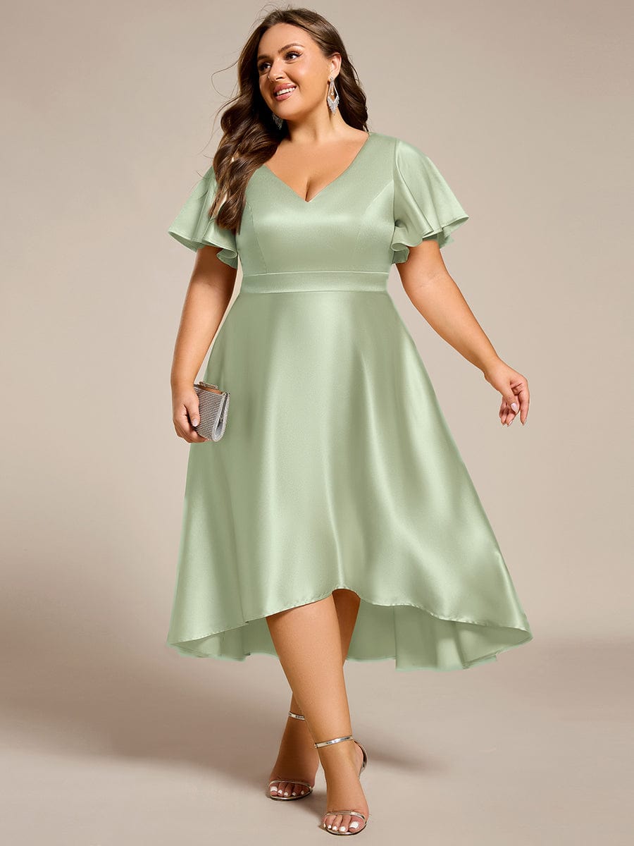 EG02335MG-PR_7eef9097-d136-44f0-95da-54bd35f60846 Plus Size Satin Midi Wedding Guest Dress with Pockets - Image 30