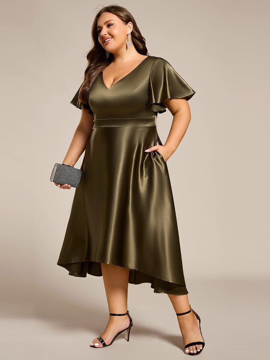 EG02335OG-PR3_cf6fd2ea-0eea-4631-9182-a157434f96f6 Plus Size Satin Midi Wedding Guest Dress with Pockets - Image 7