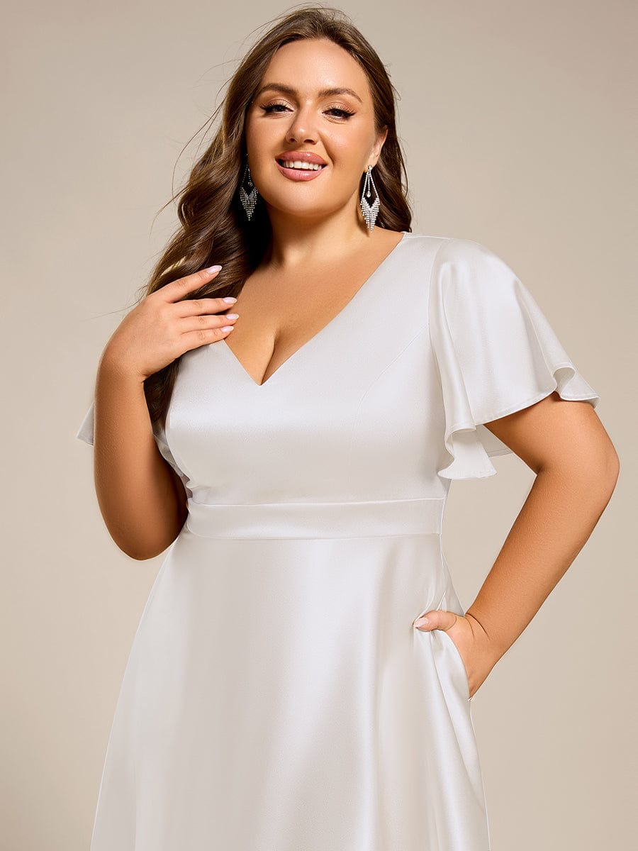 EG02335WH-PR5_36240f01-6876-47da-9e18-36841ea83948 Plus Size Satin Midi Wedding Guest Dress with Pockets - Image 29