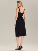 Lace-Up Glitter Sleeveless Wedding Guest Dress - Image 19