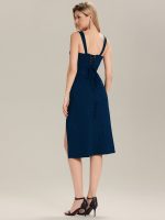 Lace-Up Glitter Sleeveless Wedding Guest Dress - Image 10