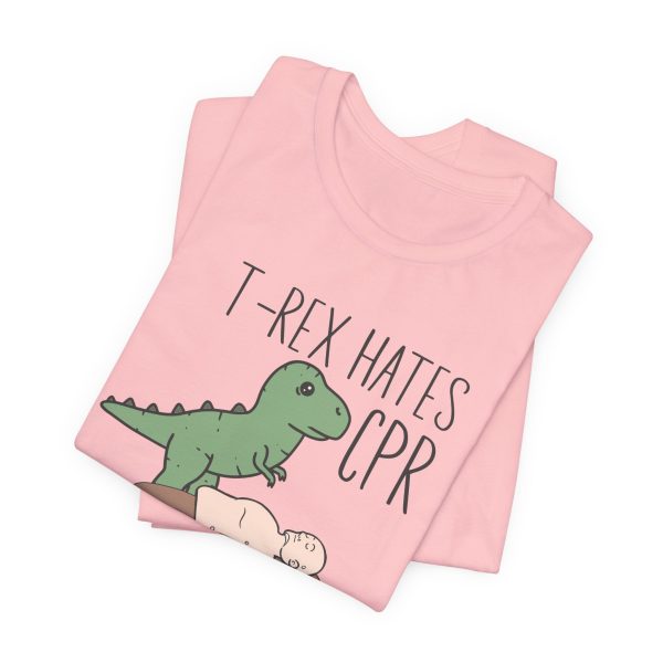 T-Rex Hates CPR T-Shirt - Image 5