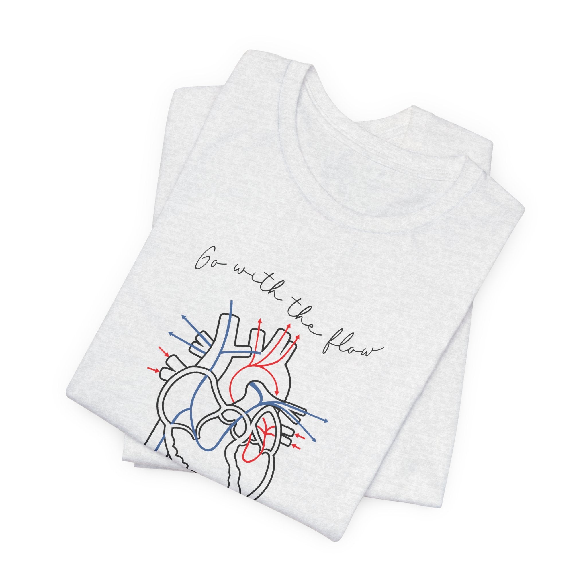 Folded_1_1f7cd5b8-c44b-4ccb-86ef-9e1c432732cd Go with the Flow Heart T-Shirt - Image 4
