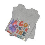 Retro Go with the (Heart) Flow T-Shirt - Image 12