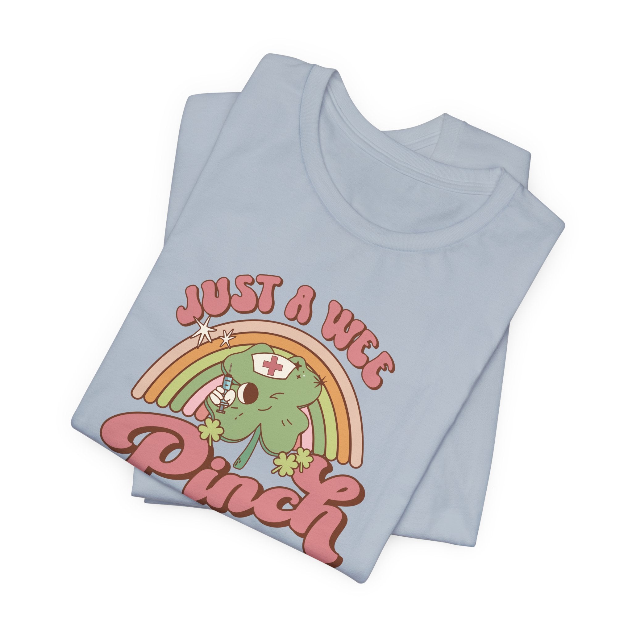 Folded_2_e38e0a65-5abe-488e-87ec-a415f8bf16f1 Just a Wee Pinch St Patricks Day T-shirt - Image 9