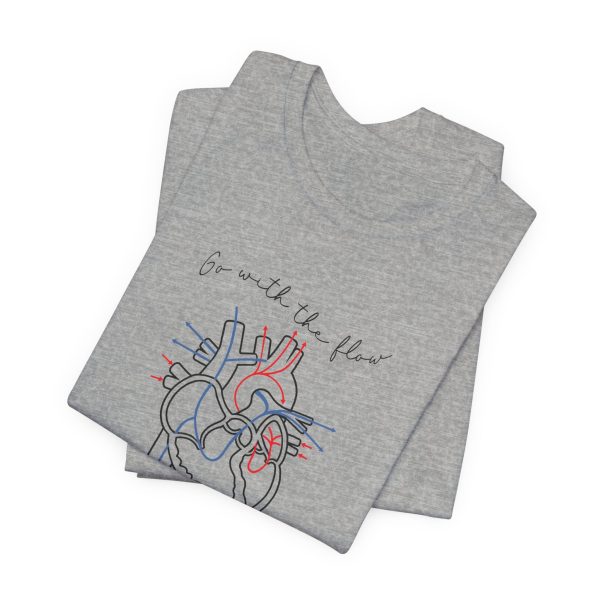 Go with the Flow Heart T-Shirt - Image 6