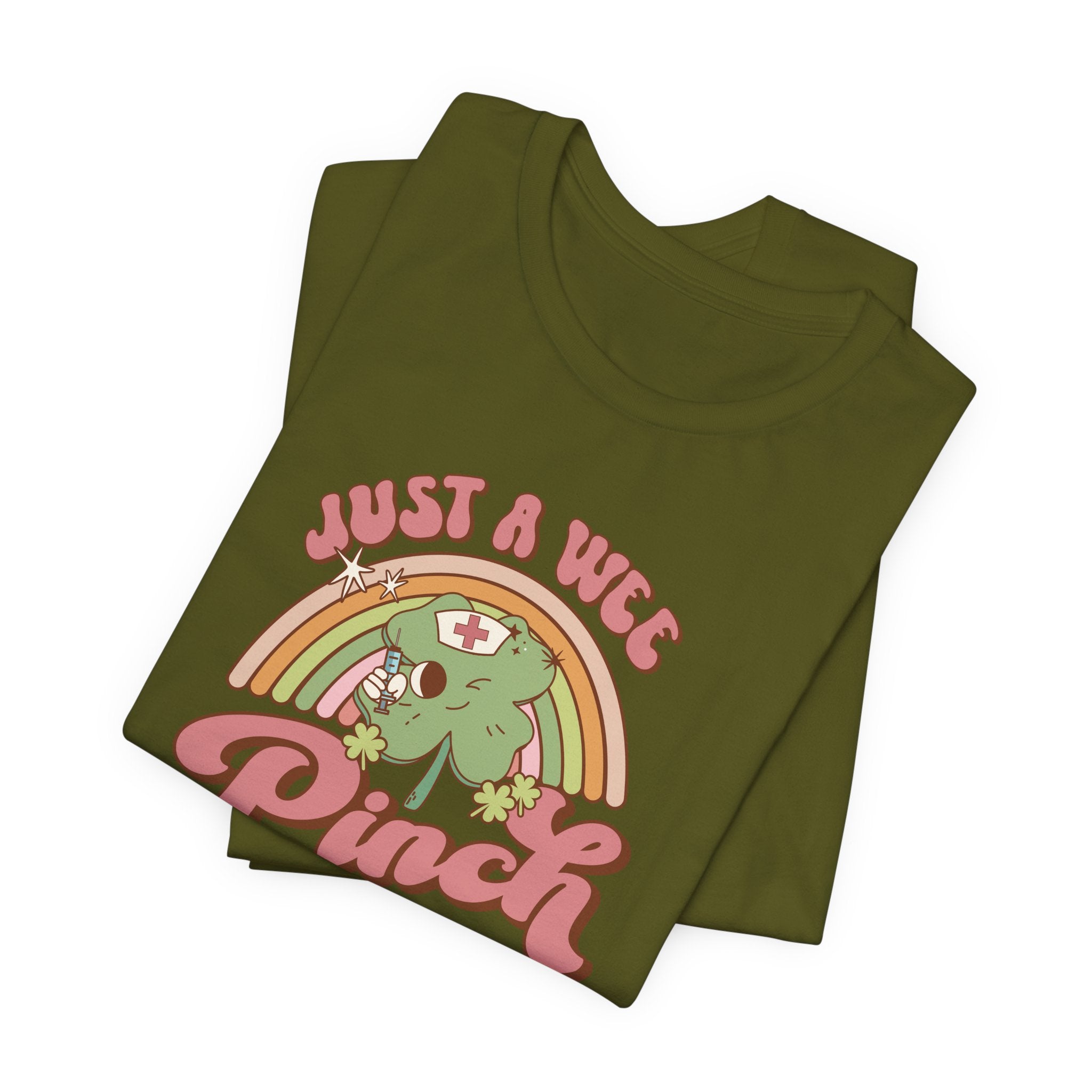 Folded_3_ab2cab4b-3e3b-41ca-85dd-868042ed4da9 Just a Wee Pinch St Patricks Day T-shirt - Image 10