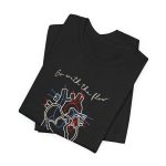 Go with the Flow Heart T-Shirt - Image 7