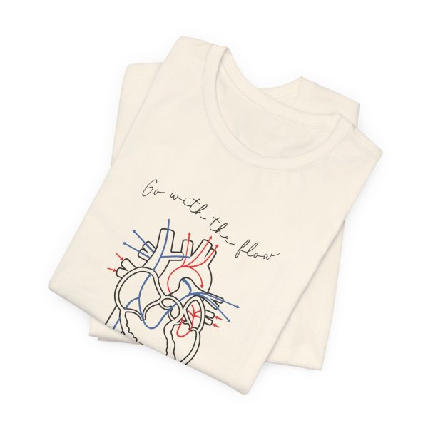 Go with the Flow Heart T-Shirt - Image 8