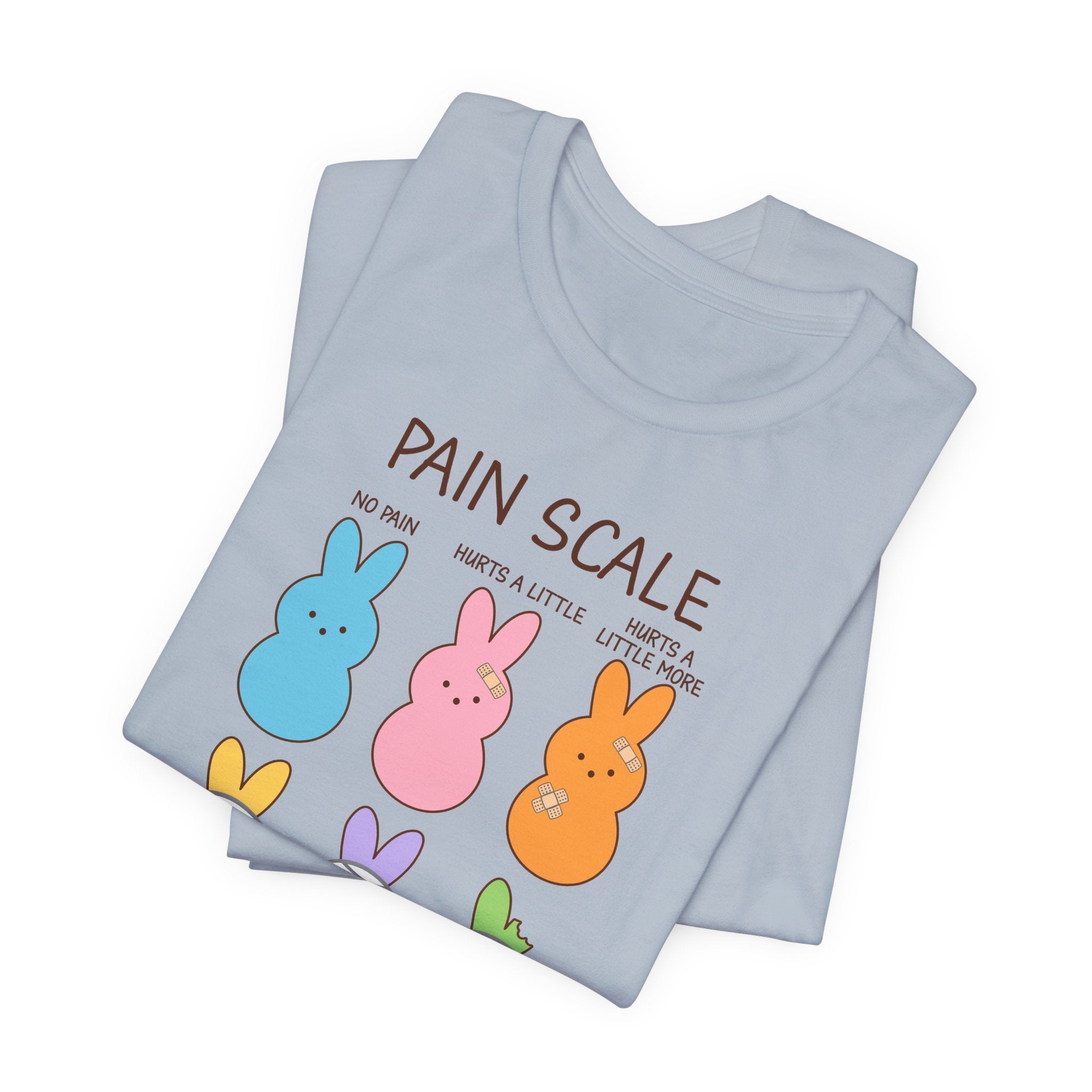 Folded_67f88b0a-1d5c-40dd-b4a6-e29869179214 Easter Pain Scale T-Shirt - Image 12