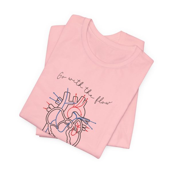 Go with the Flow Heart T-Shirt - Image 10
