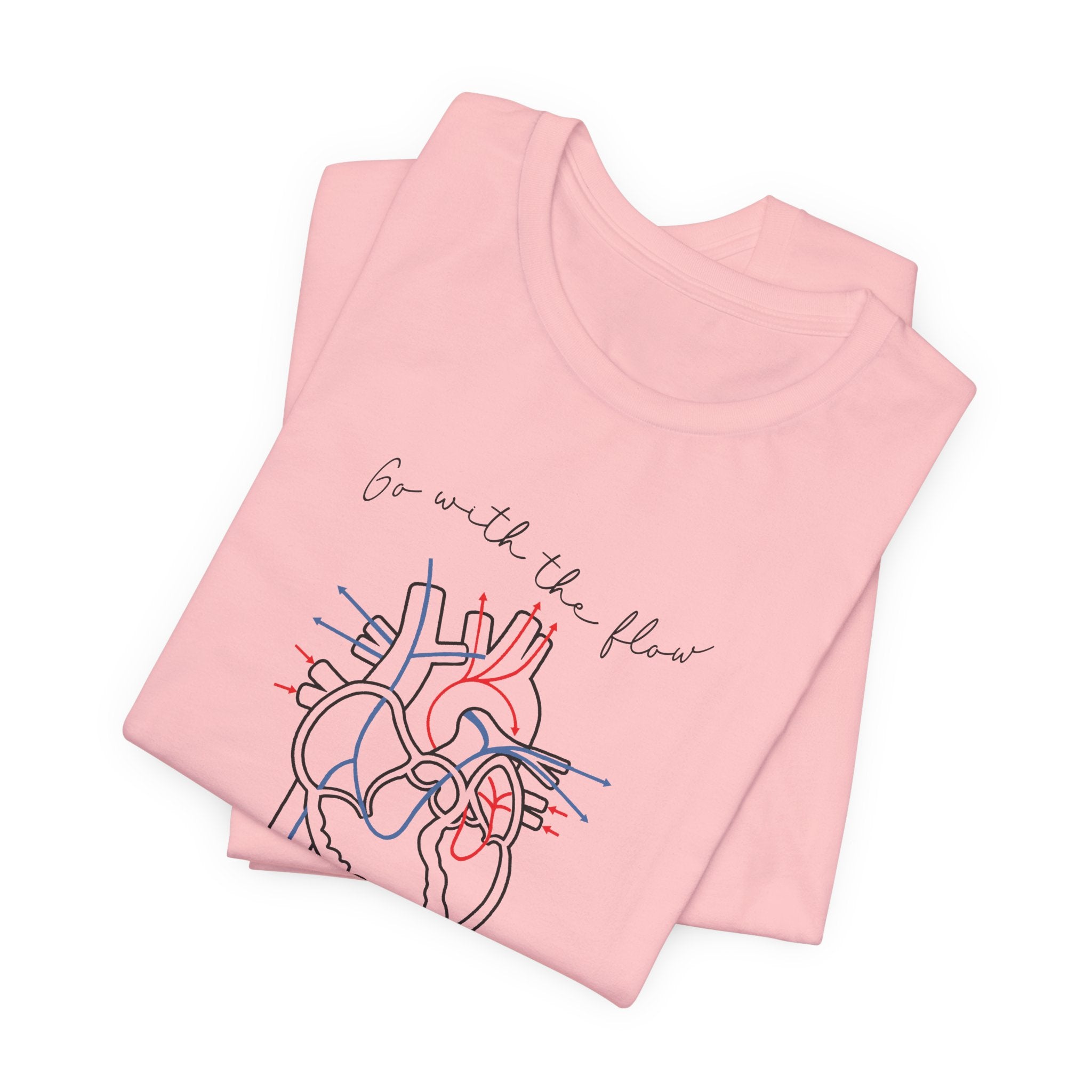 Folded_9_e0b7e22d-7a06-4baa-b535-ac36c4b7fd66 Go with the Flow Heart T-Shirt - Image 10