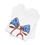 July 4th Stethoscope Bow T-Shirt - Image 9