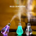 400ML Colorful Light Portable Bulb Shape Aromatherapy Air Purifier Humidifier for Home / Office / Car(Silver) - Image 14