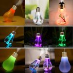 400ML Colorful Light Portable Bulb Shape Aromatherapy Air Purifier Humidifier for Home / Office / Car(Silver) - Image 16