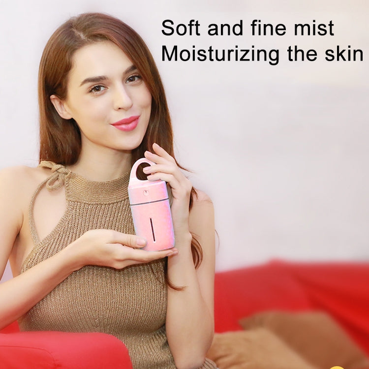 HC2367F_3 1.5W - 2W 175ml Mini Portable USB Negative Ions Humidifier Beauty and Water Supplement Instrument with Colorful LED Light(Pink) - Image 4