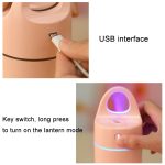 1.5W - 2W 175ml Mini Portable USB Negative Ions Humidifier Beauty and Water Supplement Instrument with Colorful LED Light(Pink) - Image 6