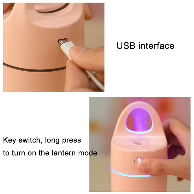 HC2367F_5 1.5W - 2W 175ml Mini Portable USB Negative Ions Humidifier Beauty and Water Supplement Instrument with Colorful LED Light(Pink) - Image 6