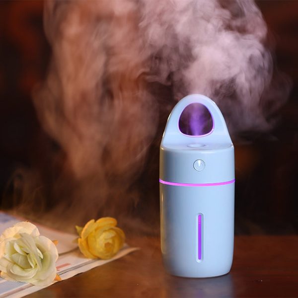 1.5W - 2W 175ml Mini Portable USB Negative Ions Humidifier Beauty and Water Supplement Instrument with Colorful LED Light(Blue) - Image 3