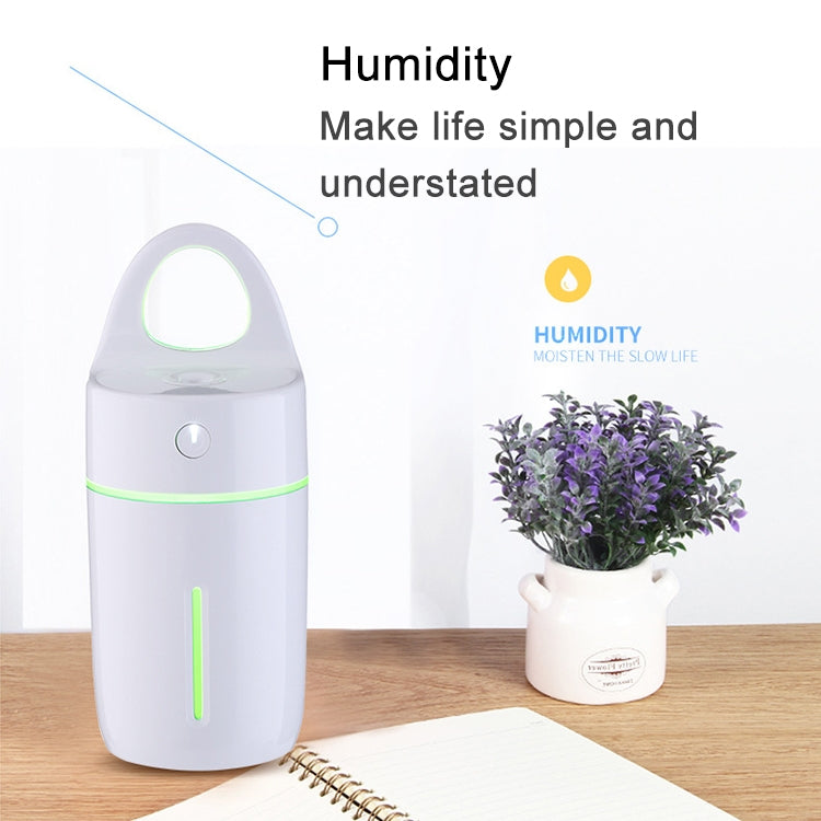 HC2367W_4 1.5W - 2W 175ml Mini Portable USB Negative Ions Humidifier Beauty and Water Supplement Instrument with Colorful LED Light(White) - Image 5